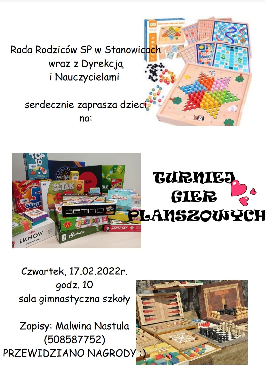 Turniej Gier Planszowych